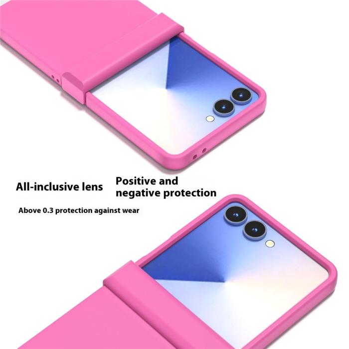 Bild 5, ABEEL Samsung Galaxy Z Flip 7 Skal Skin Feel Rosa