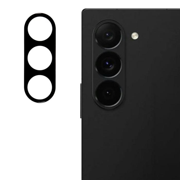 Bild 1, Samsung Galaxy Z Fold 7 Linsskydd Härdat Glas Svart