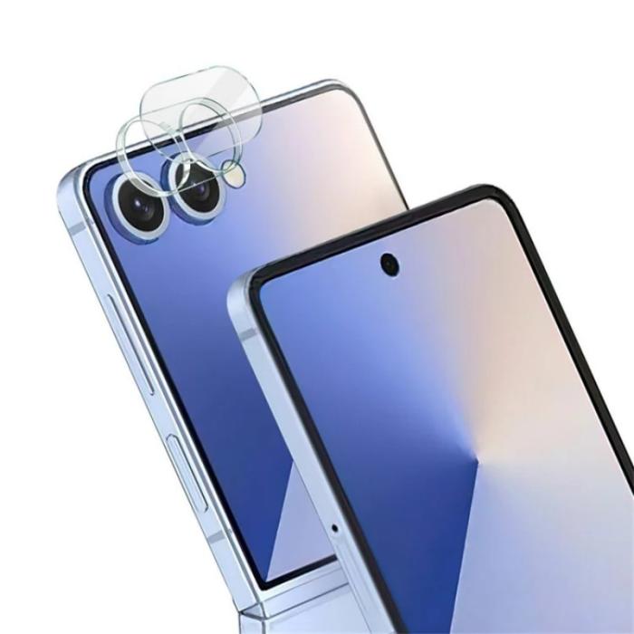 Bild 2, WANLONFENG Galaxy Z Flip 7 Linsskydd Härdat Glas
