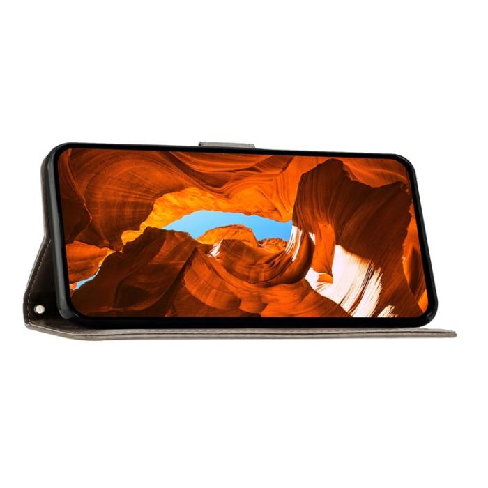 Bild 3, iPhone 17 Fodral Med Blommigt Tryck Grå