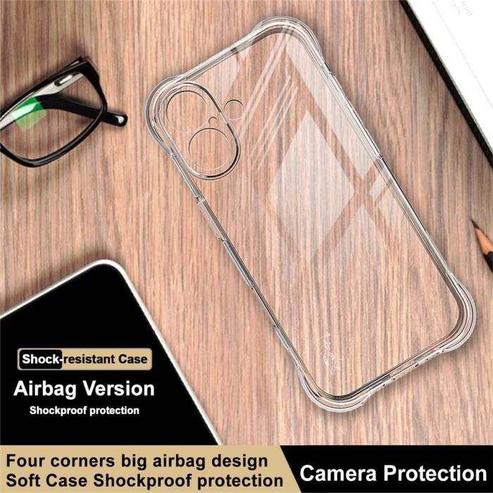 Bild 6, IMAK iPhone 17 Skal TPU Shockproof Airbag Transparent