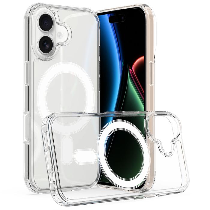 Bild 1, iPhone 17 Skal MagSafe Hybrid Transparent