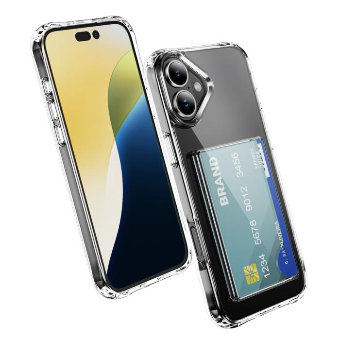 Bild 2, iPhone 17 Skal Med Korthållare Transparent