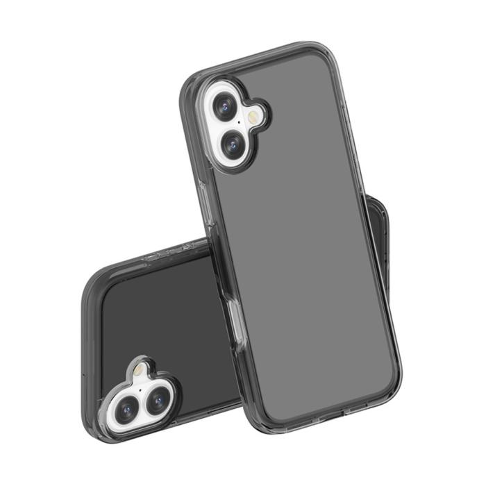 Bild 5, iPhone 17 Skal Shockproof Hybrid Tonad Grå
