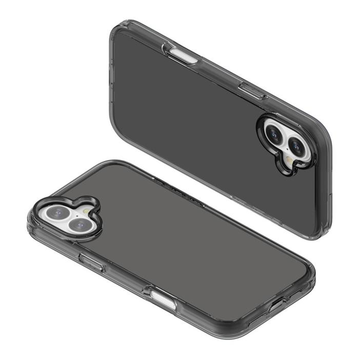 Bild 6, iPhone 17 Skal Shockproof Hybrid Tonad Grå