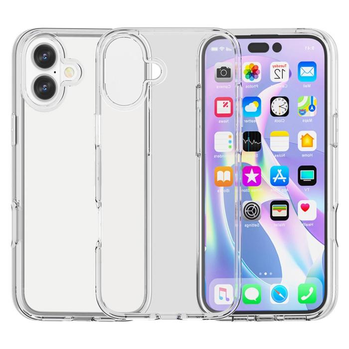 Bild 2, iPhone 17 Skal Shockproof Hybrid Transparent