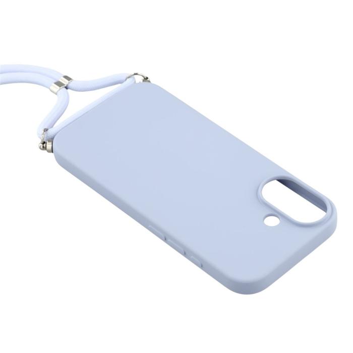 Bild 4, iPhone 17 Skal TPU Med Mobilsnöre Lila