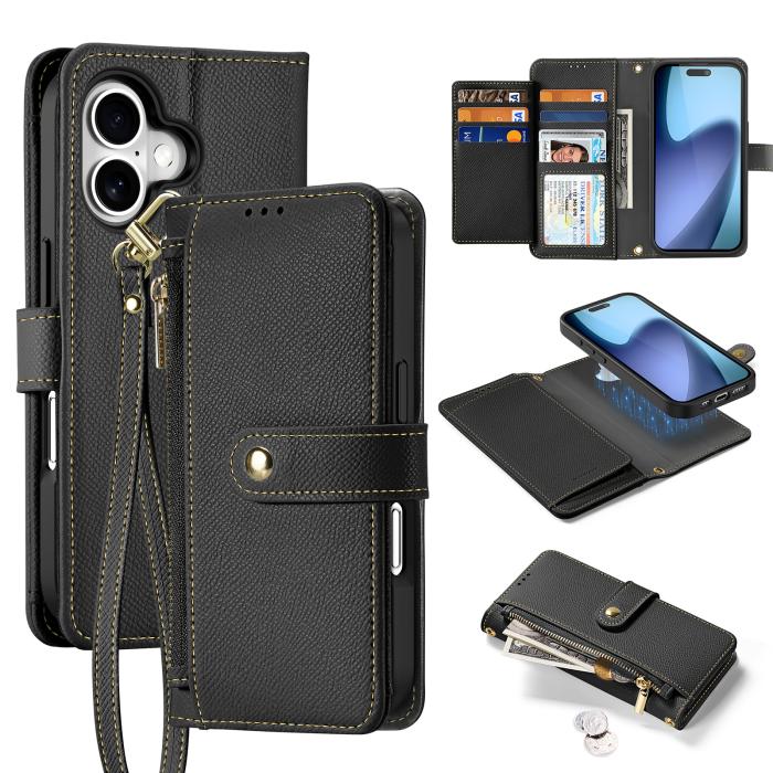 Bild 1, DUX DUCIS iPhone 17 2in1 Magnet Fodral Lawa Series Svart