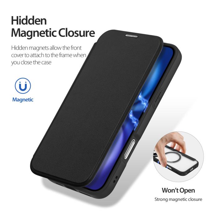 Bild 6, DUX DUCIS iPhone 17 Fodral MagSafe Skin X Pro Svart