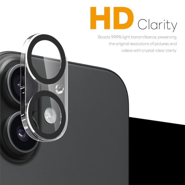 Bild 2, NORTHJO iPhone 17 2-PACK Linsskydd Härdat Glas