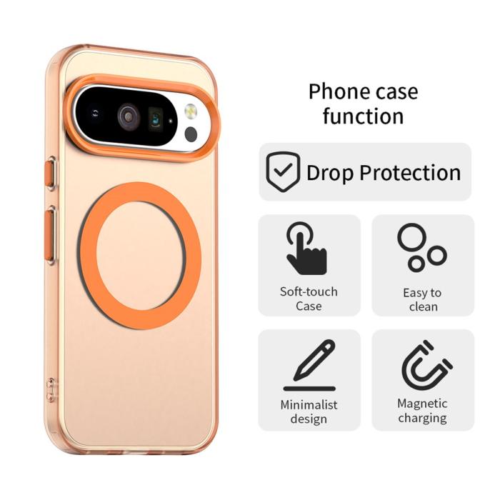 Bild 2, Google Pixel 10 / 10 Pro Skal MagSafe Hybrid Orange