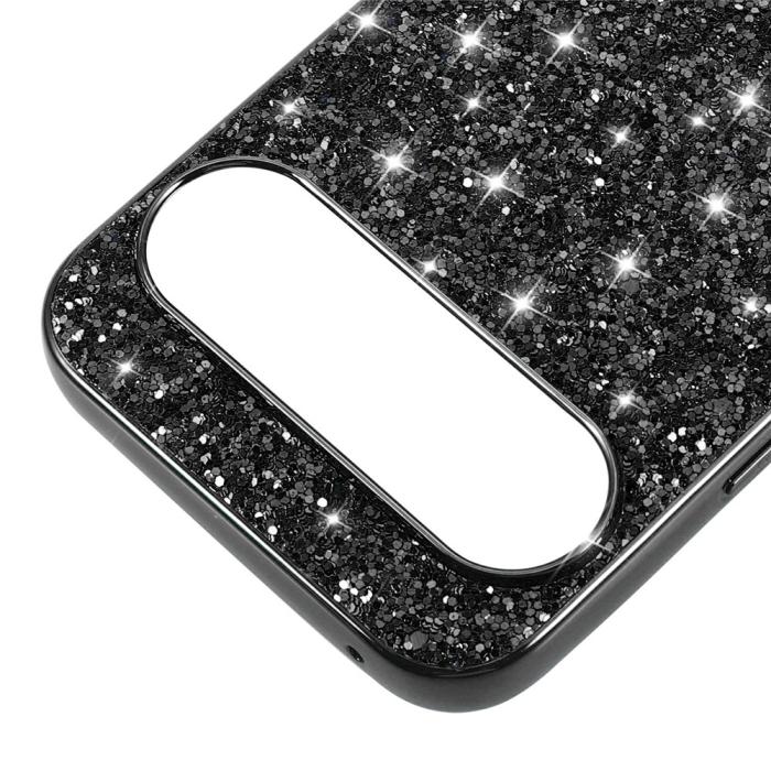 Bild 4, Google Pixel 10 / 10 Pro Skal Glitter Hybrid Svart