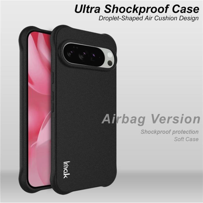 Bild 3, IMAK Google Pixel 10 / 10 Pro Skal TPU Shockproof Svart