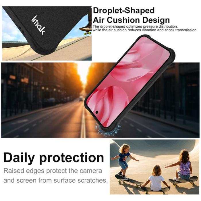 Bild 4, IMAK Google Pixel 10 / 10 Pro Skal TPU Shockproof Svart