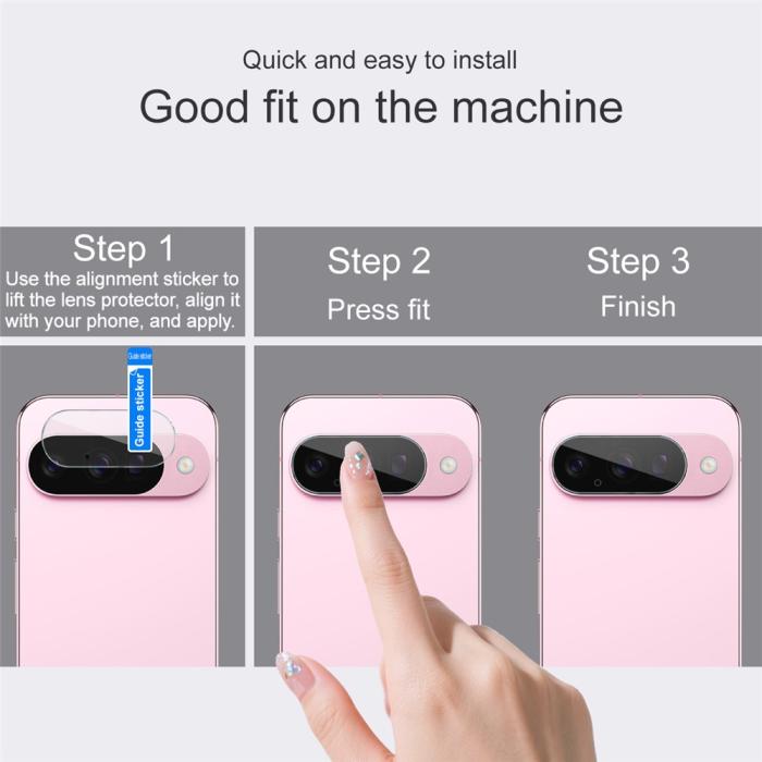 Bild 4, IMAK Google Pixel 10 Linsskydd Härdat Glas