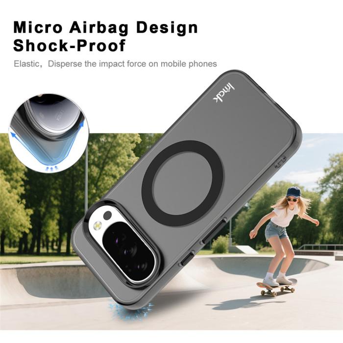 Bild 4, IMAK Google Pixel 10 Pro XL Skal MagSafe Anti Drop Svart
