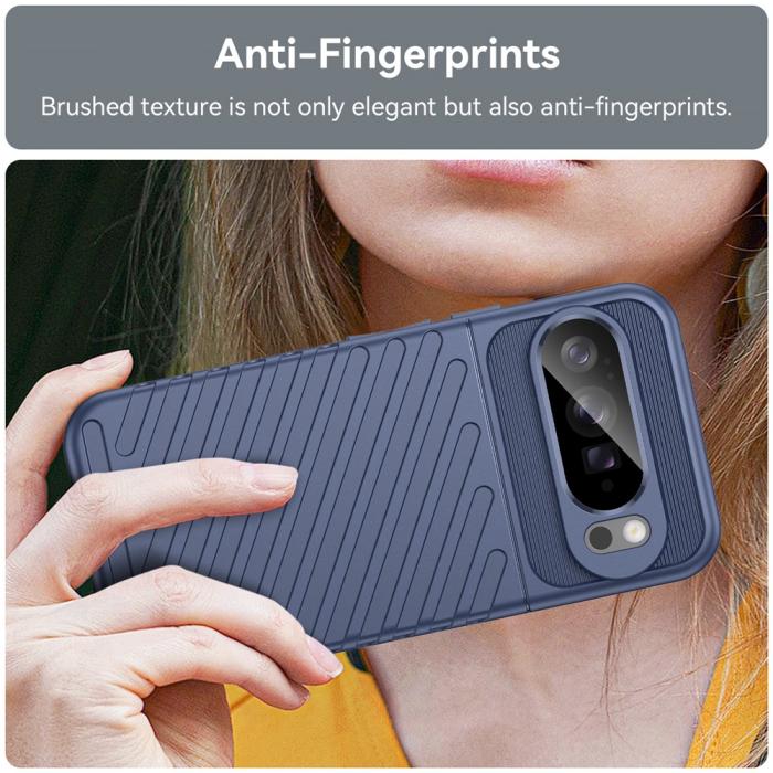 Bild 4, Google Pixel 10 Pro XL Skal Twill Textur Blå