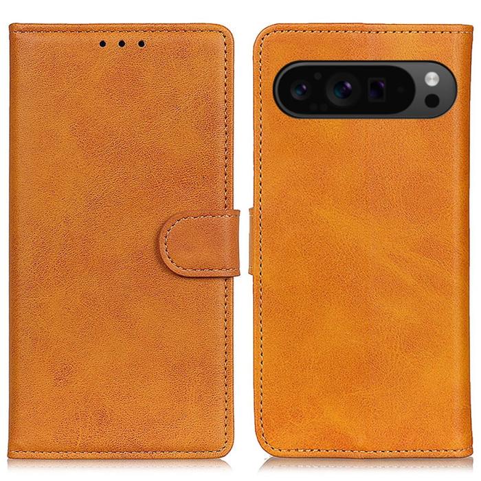 Bild 1, Google Pixel 10 Pro XL/ 9 Pro XL Fodral Läder Brun