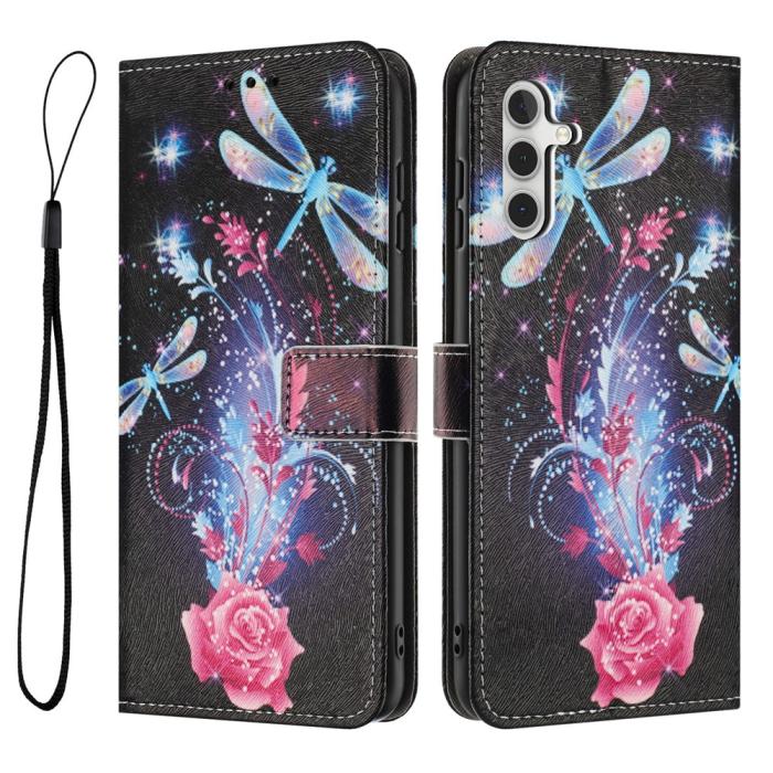 Bild 1, Samsung Galaxy A17 / A16 / A26 Fodral Med Tryck Trollslända