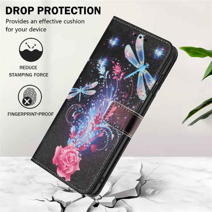 Bild 5, Samsung Galaxy A17 / A16 / A26 Fodral Med Tryck Trollslända