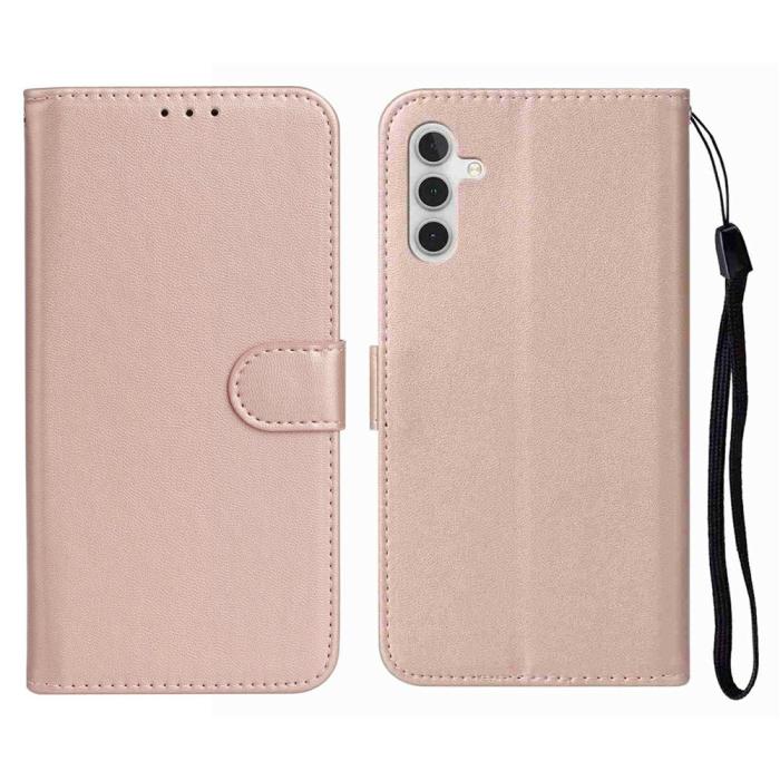 Bild 1, Samsung Galaxy S25 FE Fodral Läder Roséguld