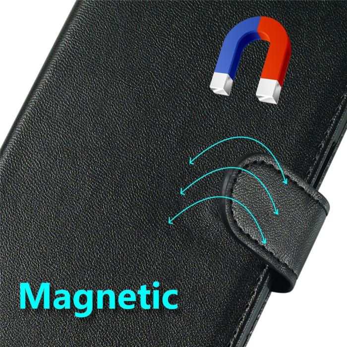 Bild 4, Samsung Galaxy S25 FE Fodral Läder Svart