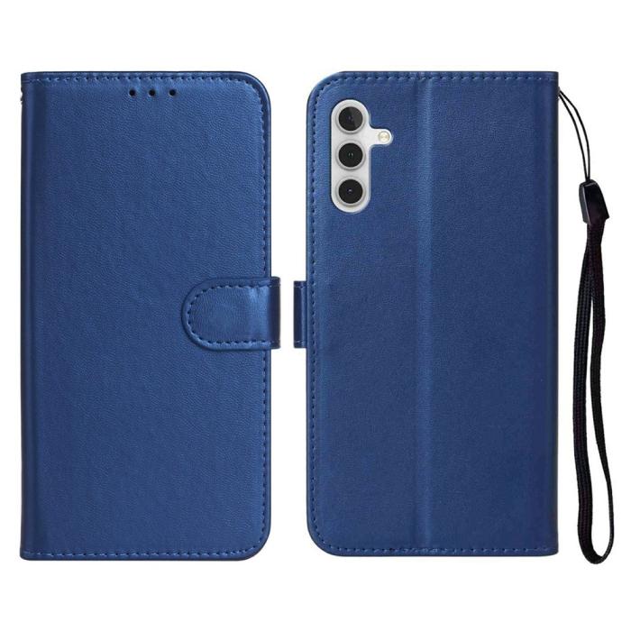 Bild 1, Samsung Galaxy S25 FE Fodral Läder Blå