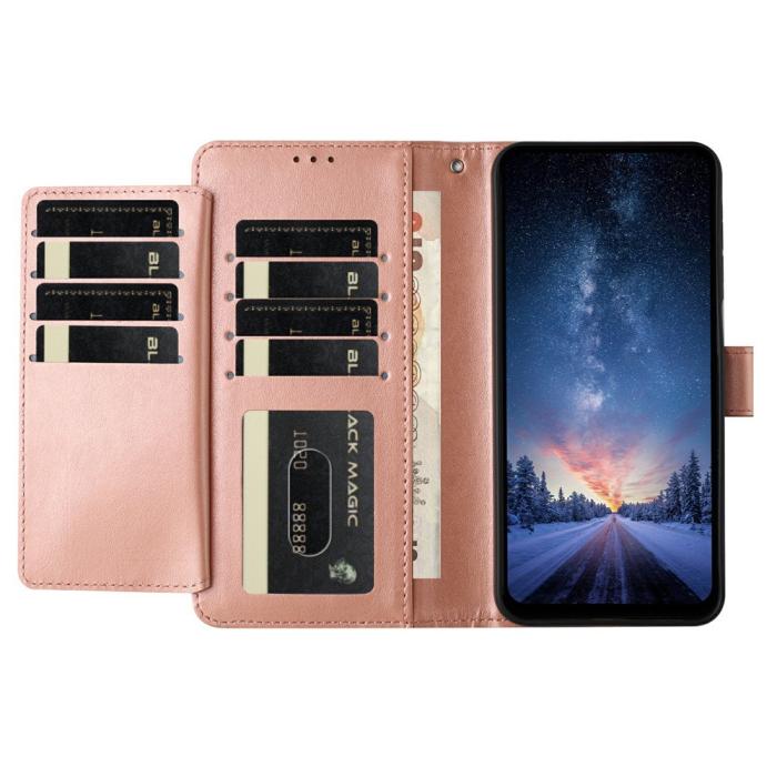 Bild 2, Samsung Galaxy S25 FE Fodral Multifunktionellt Läder Roséguld