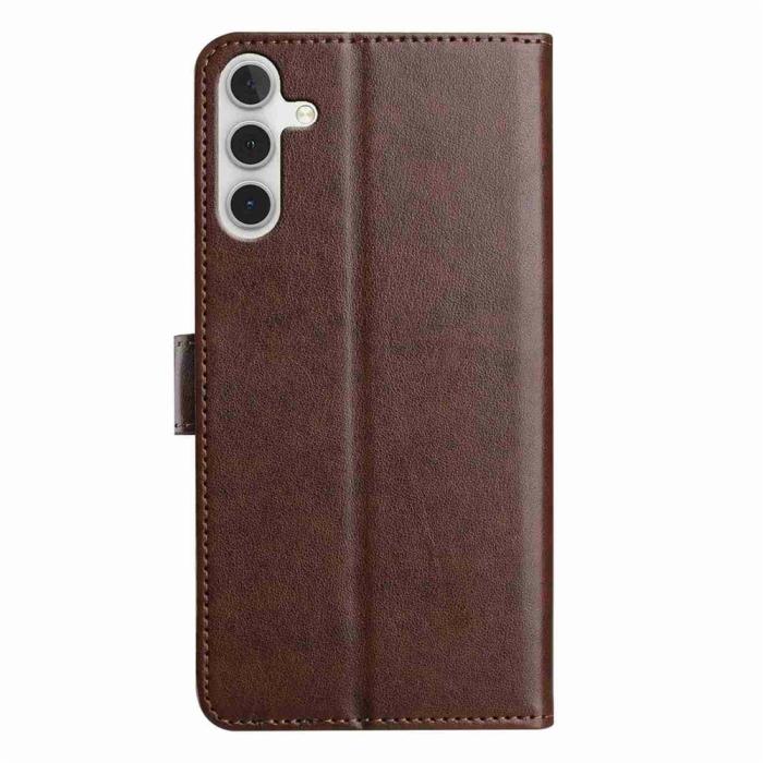 Bild 5, Samsung Galaxy S25 FE Fodral Multifunktionellt Läder Brun