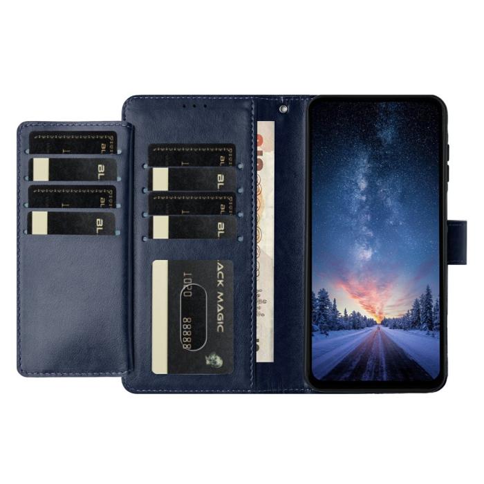 Bild 2, Samsung Galaxy S25 FE Fodral Multifunktionellt Läder Blå