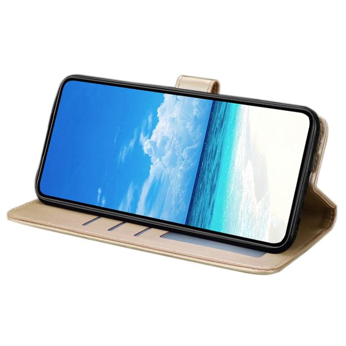 Bild 2, Samsung Galaxy A07 Fodral Med Fjäril Tryck Guld