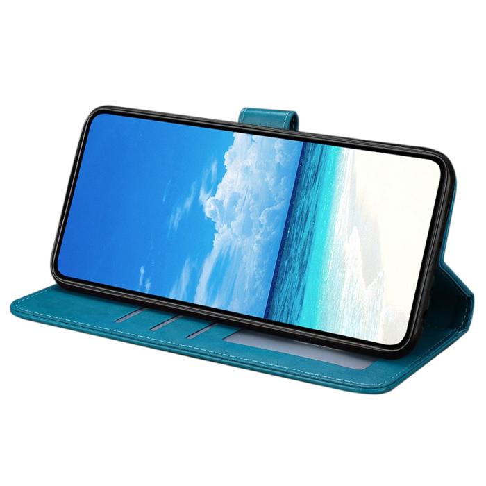 Bild 2, Samsung Galaxy A07 Fodral Med Fjäril Tryck Blå
