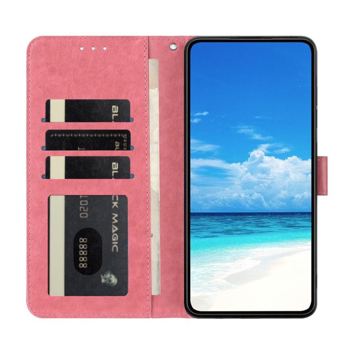 Bild 3, Samsung Galaxy A07 Fodral Med Fjäril Tryck Rosa