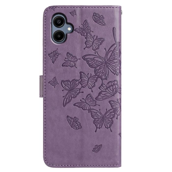 Bild 5, Samsung Galaxy A07 Fodral Med Fjäril Tryck Lila