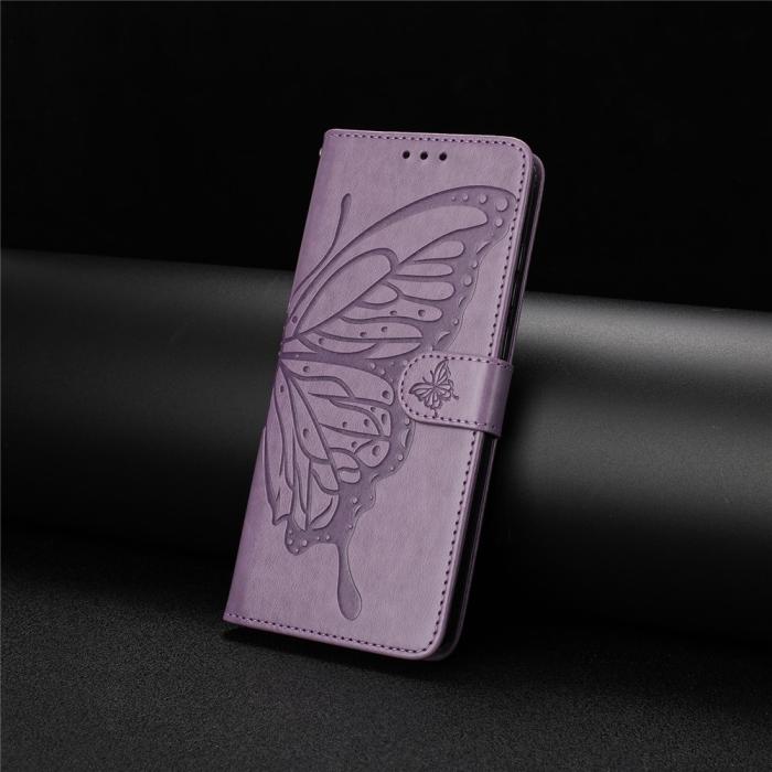 Bild 6, Samsung Galaxy A07 Fodral Med Fjäril Tryck Lila