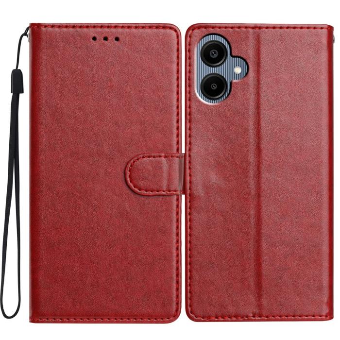Bild 1, Samsung Galaxy A07 Fodral Läder Röd