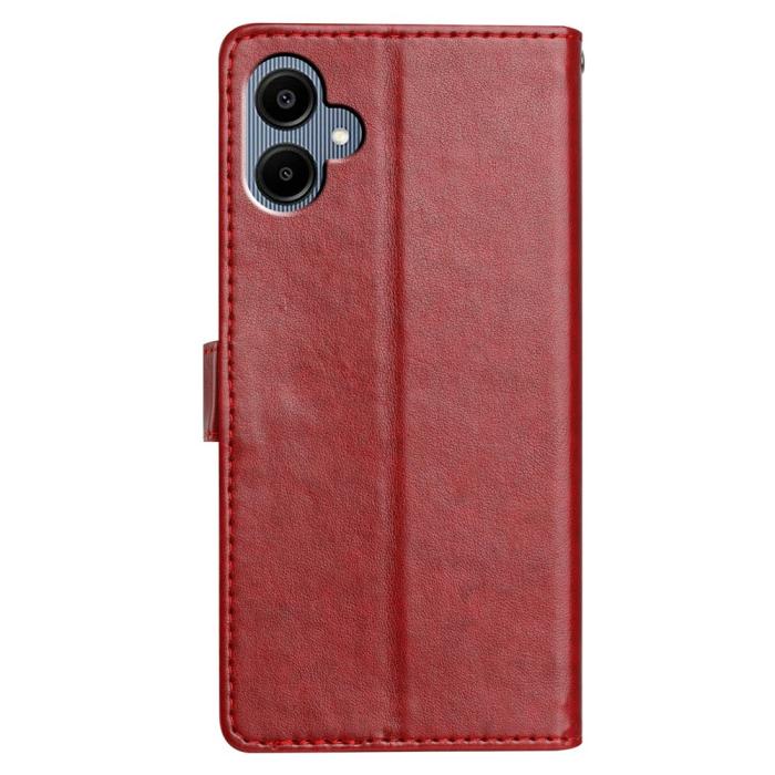 Bild 6, Samsung Galaxy A07 Fodral Läder Röd