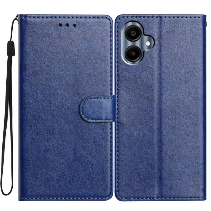 Bild 1, Samsung Galaxy A07 Fodral Läder Blå