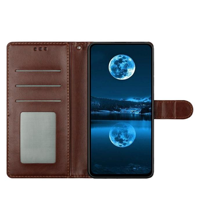Bild 2, Samsung Galaxy A07 Fodral Läder Brun