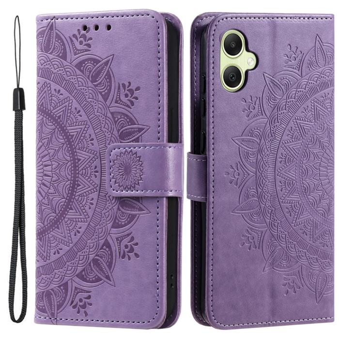 Bild 1, Samsung Galaxy A07 Fodral Mandala Läder Lila