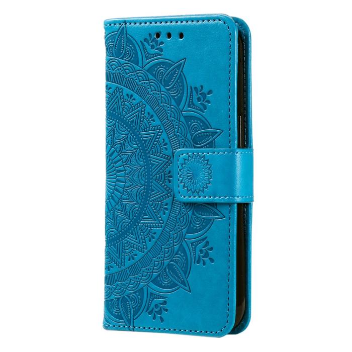 Bild 5, Samsung Galaxy A07 Fodral Mandala Läder Blå