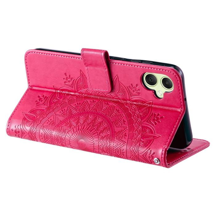 Bild 4, Samsung Galaxy A07 Fodral Mandala Läder Rosa