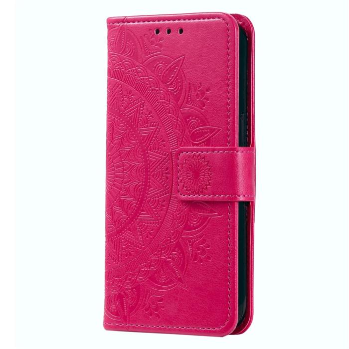 Bild 5, Samsung Galaxy A07 Fodral Mandala Läder Rosa