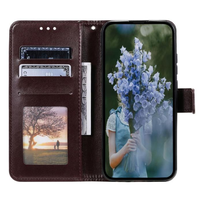 Bild 2, Samsung Galaxy A07 Fodral Mandala Läder Brun