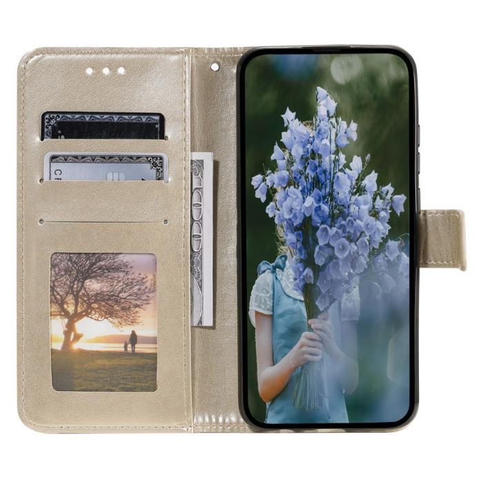 Bild 3, Samsung Galaxy A07 Fodral Mandala Läder Guld
