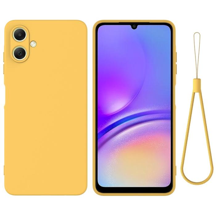 Bild 1, Samsung Galaxy A07 Skal Liquid Silikon Gul