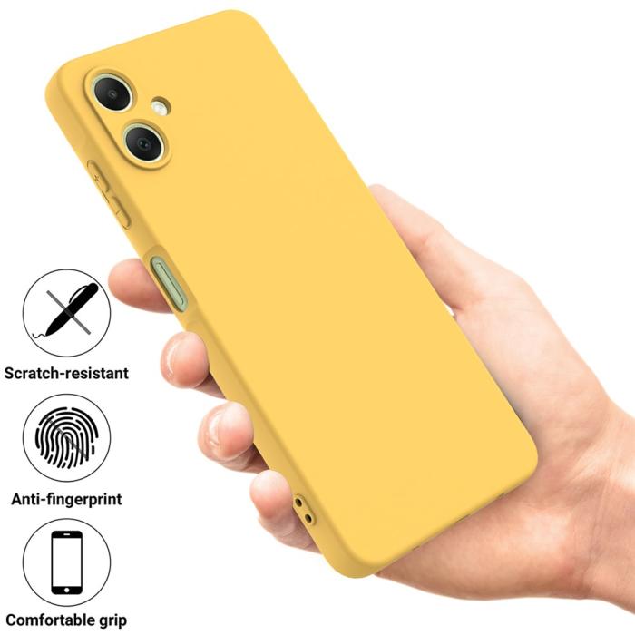 Bild 2, Samsung Galaxy A07 Skal Liquid Silikon Gul