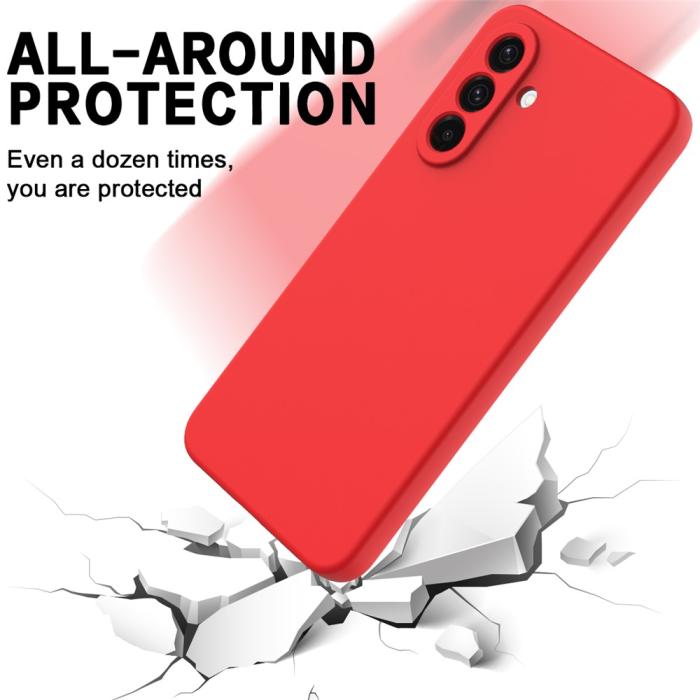Bild 5, Samsung Galaxy A17 Skal Liquid Silikon Röd