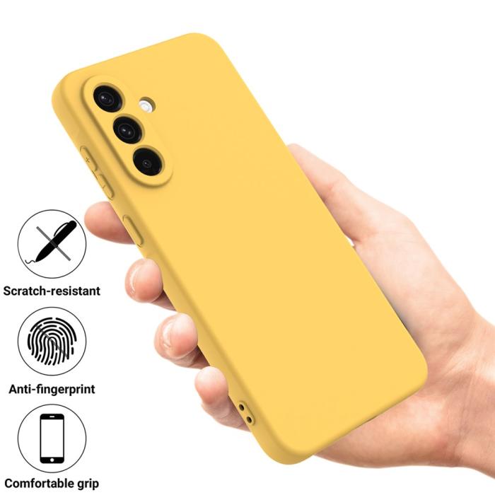 Bild 2, Samsung Galaxy A17 Skal Liquid Silikon Gul