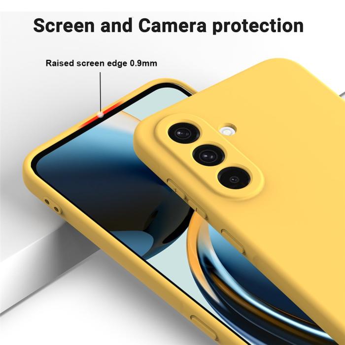 Bild 4, Samsung Galaxy A17 Skal Liquid Silikon Gul